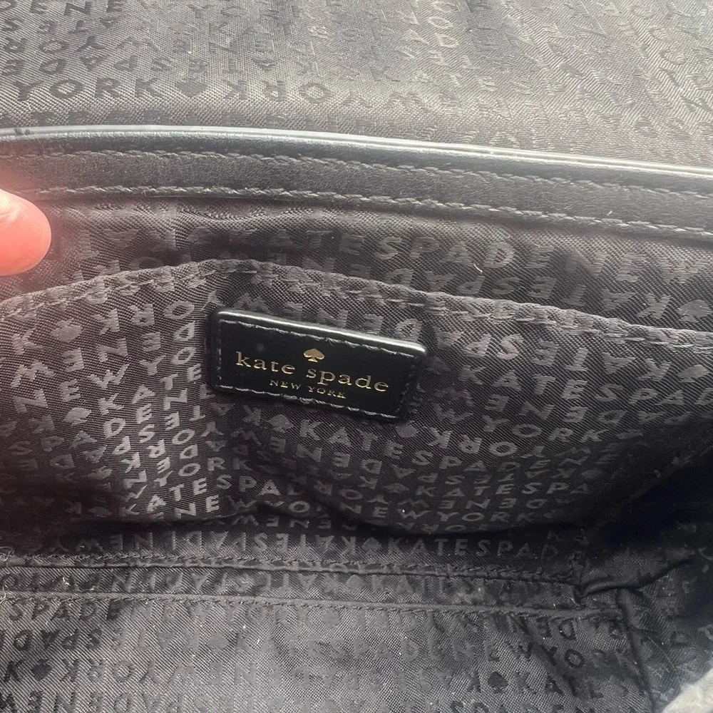 Kate Spade Black Leather Crossbody Bag